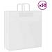Sacchetti di Carta 50 pz con Manici Bianchi 45x17x48 cm - Foto miniatura 1