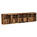 Credenza con Luci LED Legno Vecchio 283x37x67 cm Legno Ingegnerizzato - Foto miniatura 1
