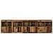 Credenza con Luci LED Legno Vecchio 283x37x67 cm Legno Ingegnerizzato - Foto miniatura 5