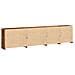 Credenza con Luci LED Legno Vecchio 283x37x67 cm Legno Ingegnerizzato - Foto miniatura 8