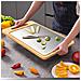 Tagliere In Bambù E Acciaio Inox Con Scanalatura Per Succo, Spessore 1.4cm  L - Foto miniatura 5