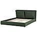 Letto Tessuto Bajonna 180 X 200 Cm Verde Scuro - Foto miniatura 3