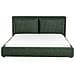 Letto Tessuto Bajonna 180 X 200 Cm Verde Scuro - Foto miniatura 4