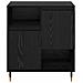 Sideboards 2 pcs Rovere nero 120 x 35 x 70 cm Legno multistrato - Foto miniatura 7