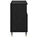 Sideboards 2 pcs Rovere nero 120 x 35 x 70 cm Legno multistrato - Foto miniatura 8