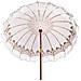 Parasol Balinese 260 Crema 210-220 cm Cotone e legno massello - Foto miniatura 8