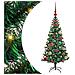 Albero di Natale artificiale con luci integrate Verde 120 cm - Foto miniatura 1