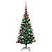 Albero di Natale artificiale con luci integrate Verde 120 cm - Foto miniatura 6