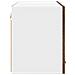 Armadio pensile con porta Riga 2 pcs Rovere Affumicato e Bianco - Foto miniatura 8