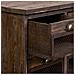 Cassettiera In Legno Con 7 Cassetti Marrone 59x34x80,5h Cm - Foto miniatura 6