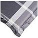 Cuscino per Lounger Sole Grigio 178 x 60 x 4 cm Tessuto Oxford - Foto miniatura 5