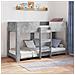 Letto a Castello per Bambini Grigio cemento 75 x 190 cm - Foto miniatura 2