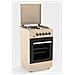 Cucina 4 Fuochi Forno a gas 50x50 cm Beige 55 G40F BEIGE - Foto miniatura 1