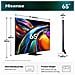 65UR9S 165,1 cm (65") 4K Ultra HD Smart TV Wi-Fi Grigio 3500 cd /m² - Foto miniatura 3