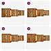 Tavolo Nesting 3 pcs Marrone Legno di teak solido - Foto miniatura 9
