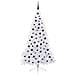 Albero di Natale artificiale Bianco 210 cm PVC e Acciaio - Foto miniatura 3