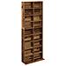 Mobile per CD Legno di quercia 65 x 23,5 x 175 cm - Foto miniatura 1