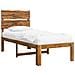 Letto Singolo con Testiera ROSTOCK Naturale 90 x 200 cm - Foto miniatura 1