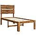 Letto Singolo con Testiera ROSTOCK Naturale 90 x 200 cm - Foto miniatura 3