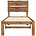 Letto Singolo con Testiera ROSTOCK Naturale 90 x 200 cm - Foto miniatura 4