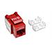 IWP-MD C6 / RED - Frutto Keystone RJ45 Cat. 6 UTP non schermato Rosso - Foto miniatura 1