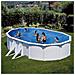 Piscina Ovale Bora Bora, 4 Supporti, Filtro Motorizzato Cartuccia, Bianca 500x300xh. 120 Cm - Foto miniatura 3