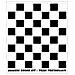 Adesivi Sticker Scacchi, Bianco e Nero, Tabella 20 x 24 cm - Foto miniatura 1