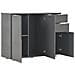 Credenza Grigio Lucido 107x35x80,5 cm - Foto miniatura 5