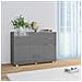 Credenza Grigio Lucido 107x35x80,5 cm - Foto miniatura 1