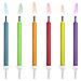 Partydeco - 6 Candeline Multicolor Con Fiamma Colorata - Foto miniatura 1