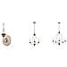 Elstead Hartsville - Lampadario 3 Luci Finitura Beachwood, E14 - Foto miniatura 3