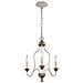 Elstead Hartsville - Lampadario 3 Luci Finitura Beachwood, E14 - Foto miniatura 1