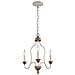 Elstead Hartsville - Lampadario 3 Luci Finitura Beachwood, E14 - Foto miniatura 4