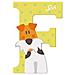 Alfabeto Legno Lettera F Fox Terrier - Foto miniatura 1