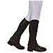 o Stretch Fit Met Chaps Brown - Unisex - Questi Mezzo Gambali Molto Elastico Da Sono Realizzati In Pelle Sguardo Pu - Foto miniatura 1