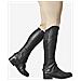 o Stretch Fit Met Chaps Brown - Unisex - Questi Mezzo Gambali Molto Elastico Da Sono Realizzati In Pelle Sguardo Pu - Foto miniatura 2