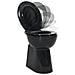 WC Sospeso con Design Senza Bordi 7 cm Altezza elevata Ceramica - Foto miniatura 3
