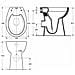 WC Sospeso con Design Senza Bordi 7 cm Altezza elevata Ceramica - Foto miniatura 5