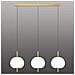 Esclusiva Lampada A Sospensione A Led Oro Bianco - Apple 3 - Foto miniatura 1