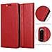Custodia Compatibile Con Sony Xperia 5 Iii In Rosso Mela - Coperchio Protettiva Con Chiusura Magnetica, Funzione Stand E Tasca Per Le Carte - Foto miniatura 6