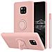 Cadorabo Custodia Compatibile Con Huawei Mate 20 Pro In Liquid Rosa - Coperchio Protettivo In Silicone Tpu Flessibile Con Anello - Foto miniatura 1