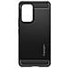 Cover Samsung Galaxy A53 5g Silicone Effetto Carbonio Spigen Rugged Armor Nera - Foto miniatura 1