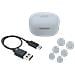 HA-A30T-W Auricolari True Wireless con Custodia di Ricarica Impermeabili Colore Bianco - Foto miniatura 6
