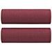 Cuscini Decorativi 2 Pz Rosso Vino 15x50 Cm In Tessuto - Foto miniatura 2