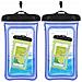 Custodia Mobile Impermeabile Galleggiante Misura Universale Blu   2 Pack - Foto miniatura 1