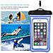 Custodia Mobile Impermeabile Galleggiante Misura Universale Blu   2 Pack - Foto miniatura 3