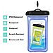Custodia Mobile Impermeabile Galleggiante Misura Universale Blu   2 Pack - Foto miniatura 4