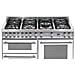 PBP126SMFET+DMFT / 2AEO Cucina freestanding Gas Perlato, Acciaio inossidabile, Bianco A - Foto miniatura 2