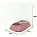 Dispenser Cibo Acqua 0,7L Per Animali Modello 700083 Colore Rosa   - Foto miniatura 4