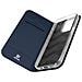Custodia Per Iphone 15 Plus Copertina Portacarte Supporto Video Blu - Foto miniatura 4